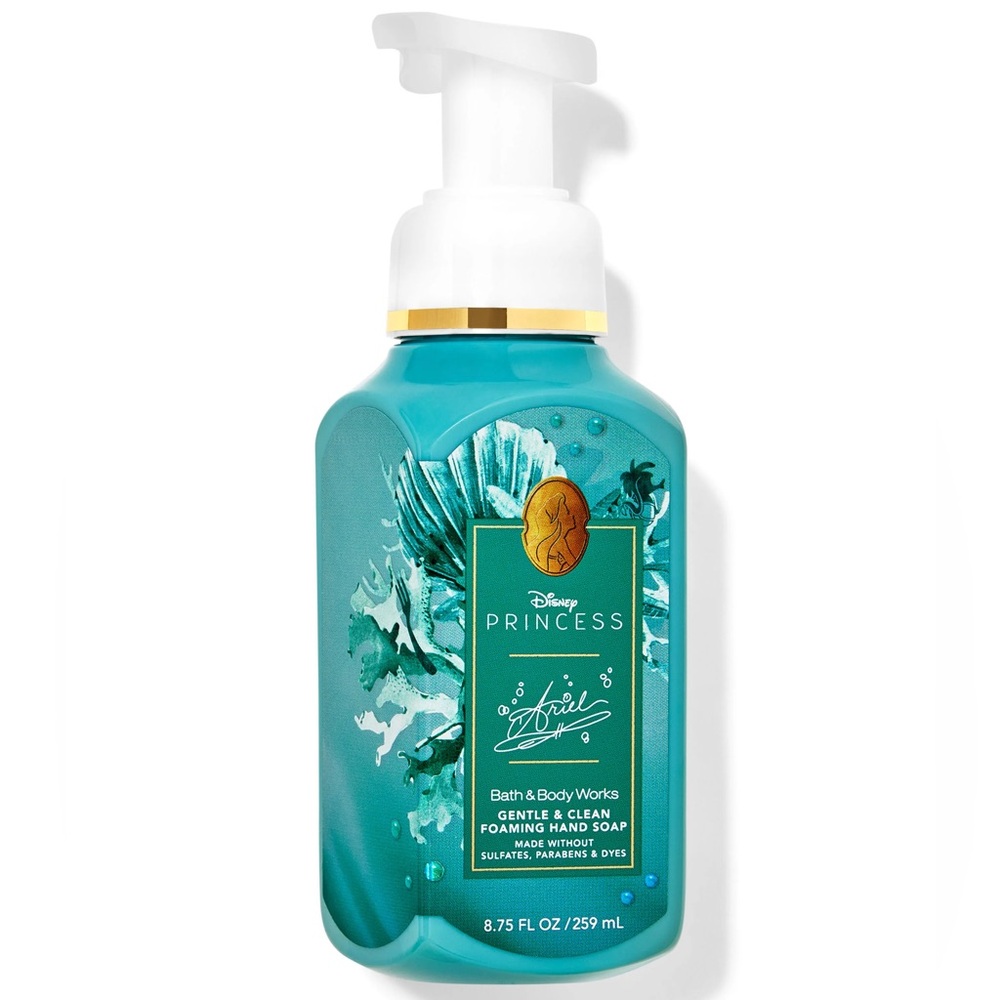 RARE❗️Disney Ariel Bath & Body Works Foaming Hand Soap - Blue